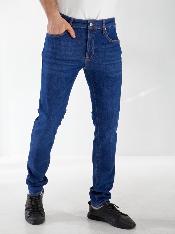Джинси Journey Skinny чоловічі темно-синього кольору 32995 Джинси Journey Skinny чоловічі темно-синього кольору 32995