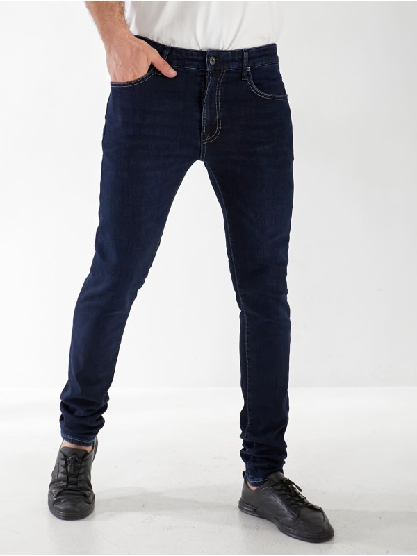 Джинси Maxen Skinny чоловічі темно-синього кольору 33027 Джинси Maxen Skinny чоловічі темно-синього кольору 33027