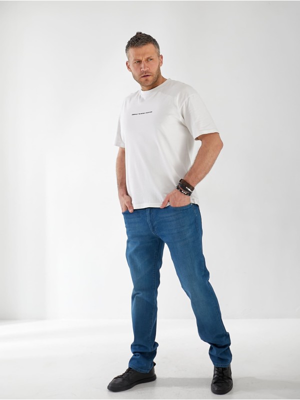 Джинси Lupin Skinny чоловічі синього кольору 33028 Джинси Lupin Skinny чоловічі синього кольору 33028