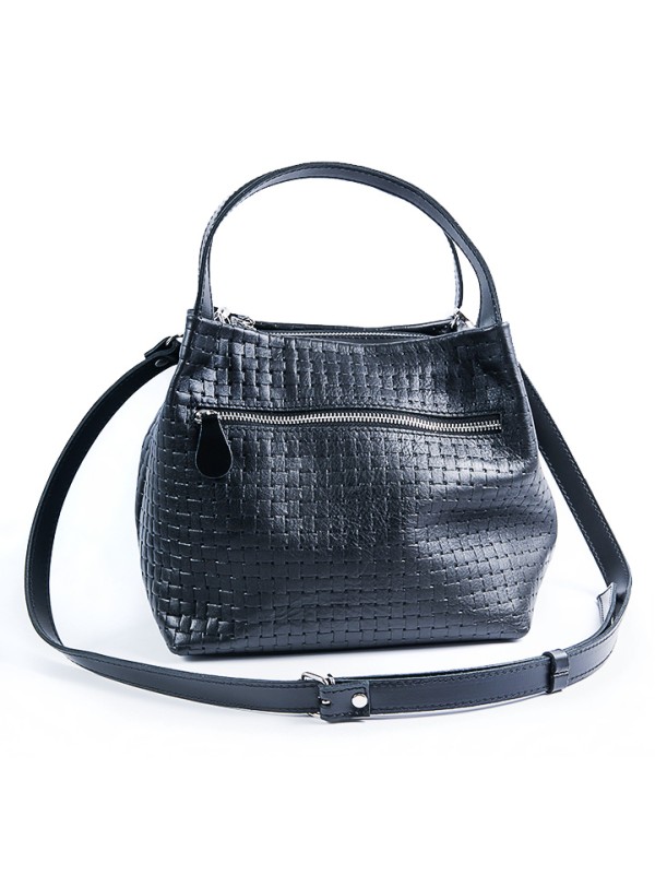 Сумка cross body шкіра чорний 6930-11