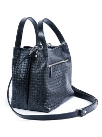 Сумка cross body шкіра чорний 6930-11