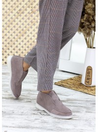 Мокасини замша мокко Holly 7509-28