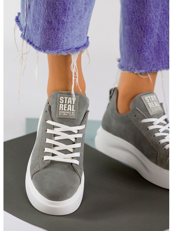 Кеди STAY REAL сіра з. 7911-28