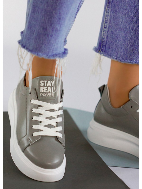 Кеди STAY REAL сіра ш. 7914-28