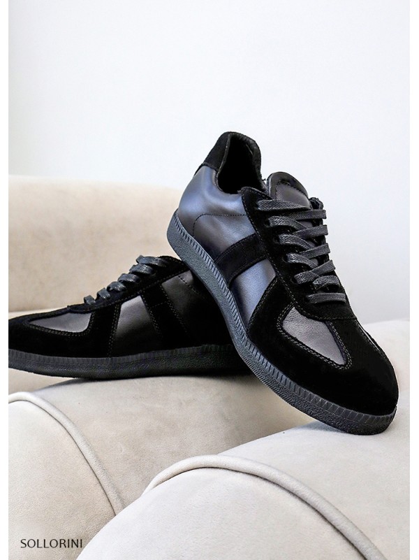 Кросівки Gazelles чорна ш+з 8090-28