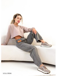 Кросівки ZIPPER мокко ш+з 8098-28