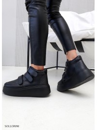 Кросівки Velcro чорні 8101-28
