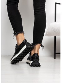 Кросівки ZIPPER чорні ш+з 8148-28