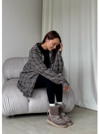 Уггі сіра замша 8246-28