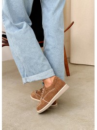 Кеди натуральна замша Barefoot 8260-28