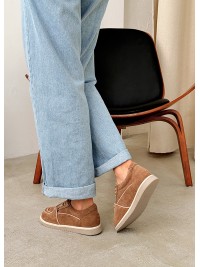 Кеди натуральна замша Barefoot 8260-28