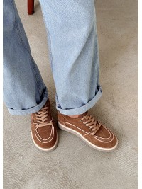 Кеди натуральна замша Barefoot 8260-28