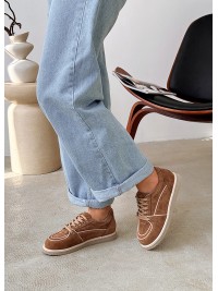 Кеди натуральна замша Barefoot 8260-28