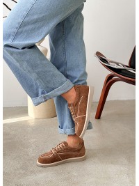Кеди натуральна замша Barefoot 8260-28
