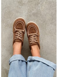 Кеди натуральна замша Barefoot 8260-28