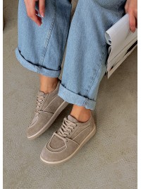 Кеди натуральна замша Barefoot 8263-28
