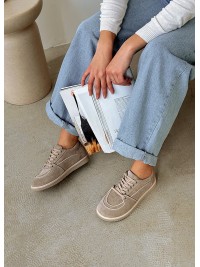 Кеди натуральна замша Barefoot 8263-28