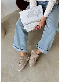 Кеди натуральна замша Barefoot 8263-28