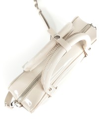Сумка cross body шкіряна беж 8394-11