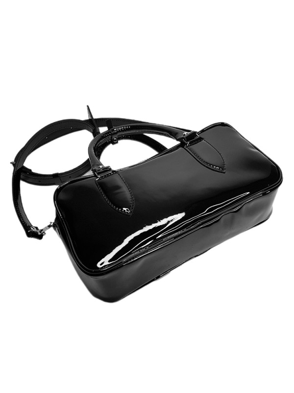 Сумка cross body шкіра чорний 8395-11