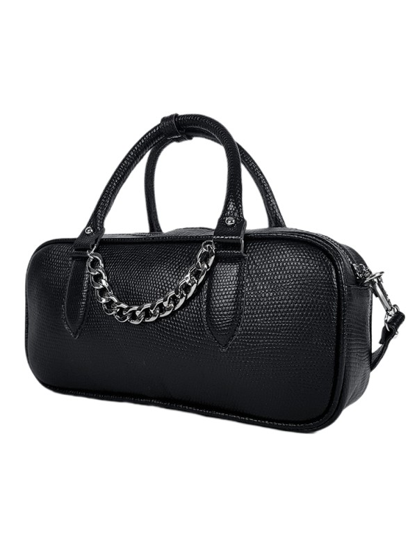 Сумка cross body шкіра чорний 8396-11