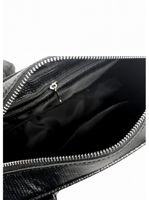 Сумка cross body шкіра чорний 8396-11