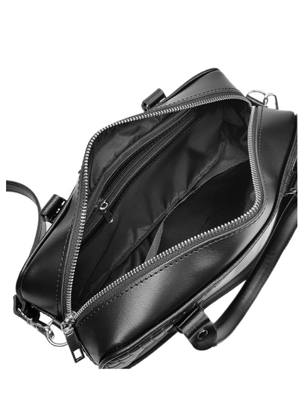Сумка cross body шкіра чорний 8397-11