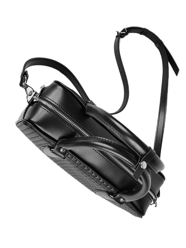 Сумка cross body шкіра чорний 8397-11