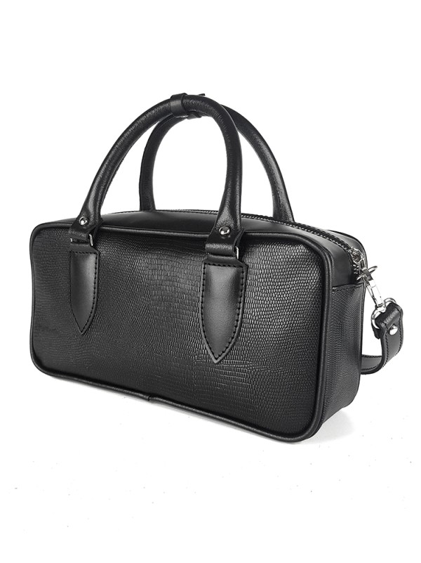 Сумка cross body шкіра чорний 8398-11