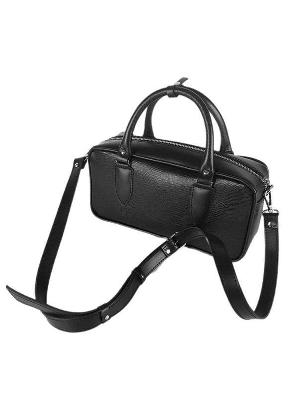 Сумка cross body шкіра чорний 8398-11