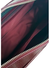 Сумка cross body шкіра бордо 8399-11