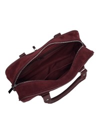 Сумка cross body замша бордо 8400-11