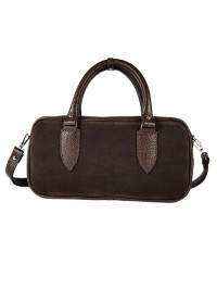 Сумка cross body замша brown 8402-11