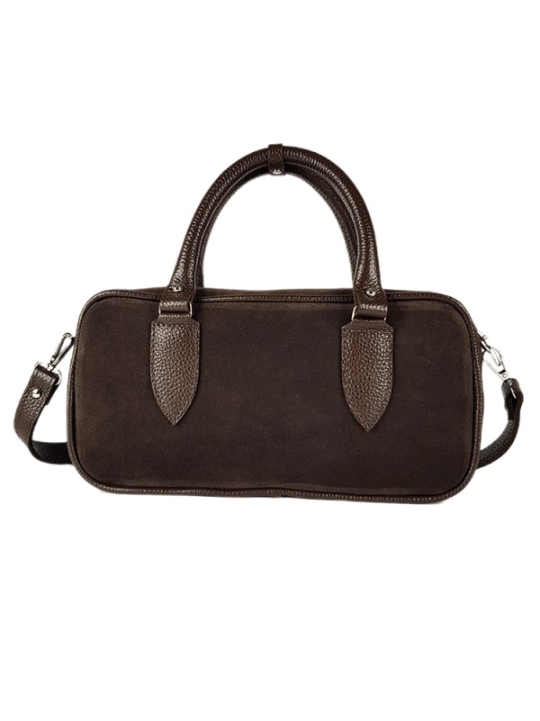 Сумка cross body замша brown 8402-11