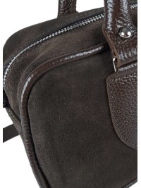 Сумка cross body замша brown 8402-11