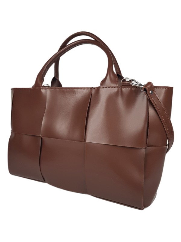 Сумка натуральна шкіра brown 8419-11