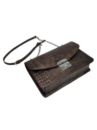 Сумка клатч шкіра crocodile 8421-11