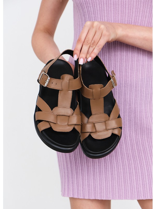 Босоніжки шкіряні Barefoot 8459-28