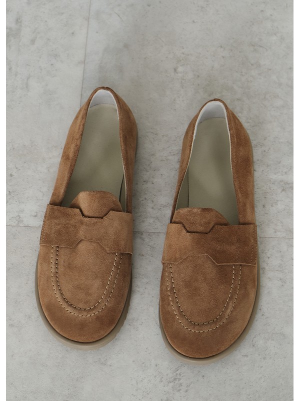 Туфлі Barefoot замша brown 8463-28