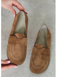 Туфлі Barefoot замша brown 8463-28