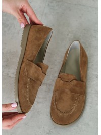 Туфлі Barefoot замша brown 8463-28