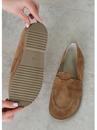 Туфлі Barefoot замша brown 8463-28