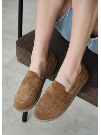 Туфлі Barefoot замша brown 8463-28