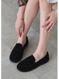 Туфлі Barefoot замша black 8468-28