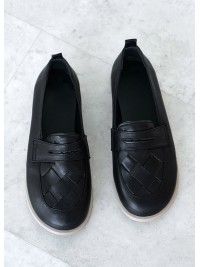 Туфлі Barefoot шкіра чорний 8474-28
