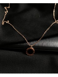 Кулон з ланцюжком золотого кольору 30619