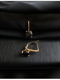 Сережки "Ніжність" англійський замок золотого кольору 31322