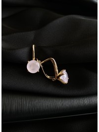 Сережки "Ніжність" англійський замок золотого кольору 31323