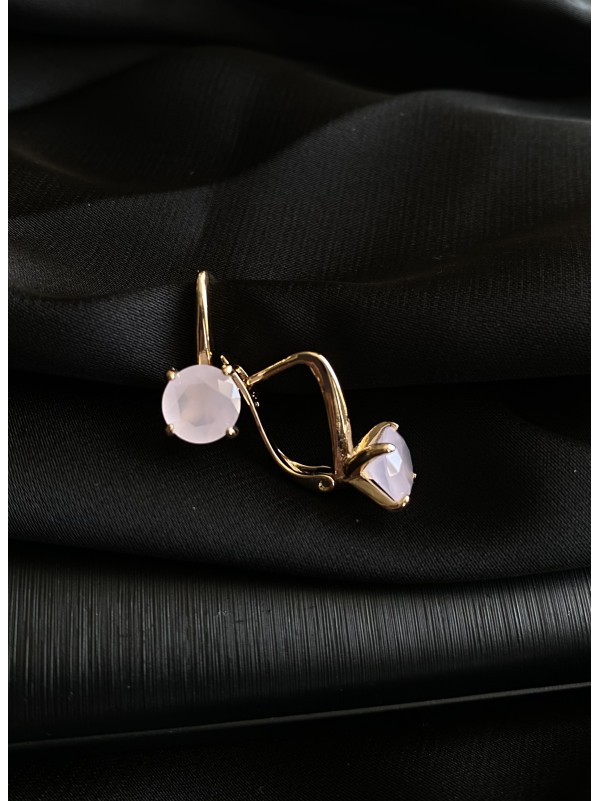 Сережки "Ніжність" англійський замок золотого кольору 31323