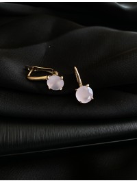 Сережки "Ніжність" англійський замок золотого кольору 31323